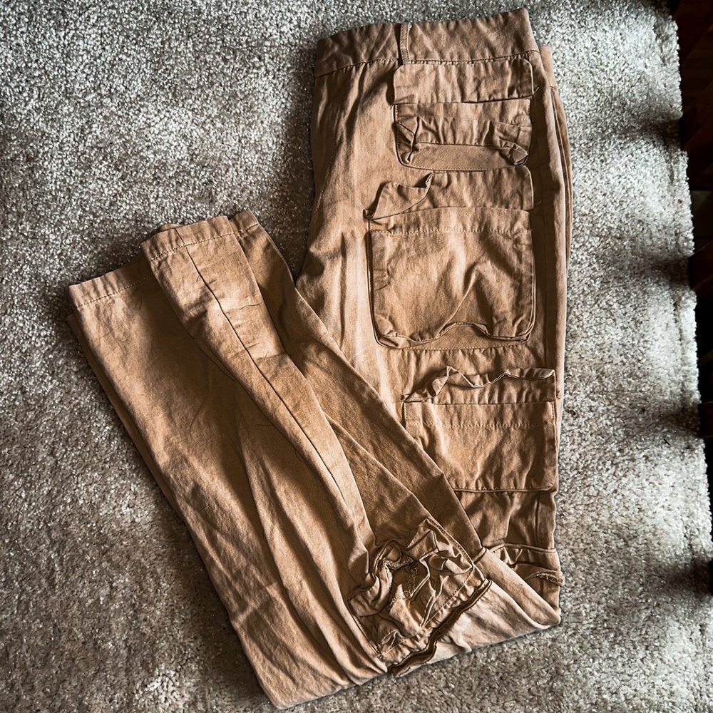 Khaki Cargo Pants